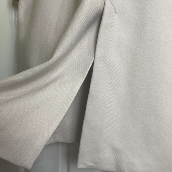 ZARA MANTECO WOOL TRENCH COAT  COLLECTION NWT XXL - XL cream Open Front Belted - Picture 9 of 15